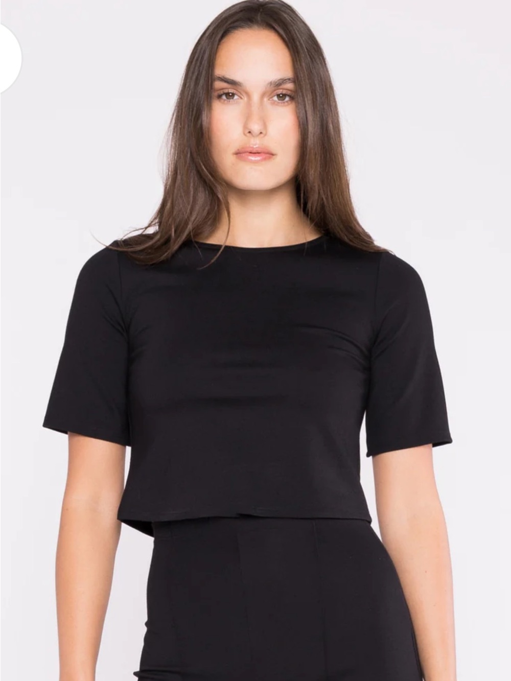 Ripley Rader BLACK PONTE SHORT SLEEVE TOP 2 Cropped
